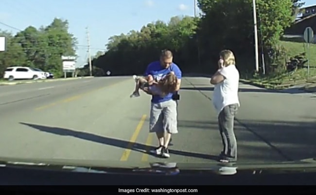 Van Had Open Door. Dash-Cam Shows Child Rolling Into Traffic
