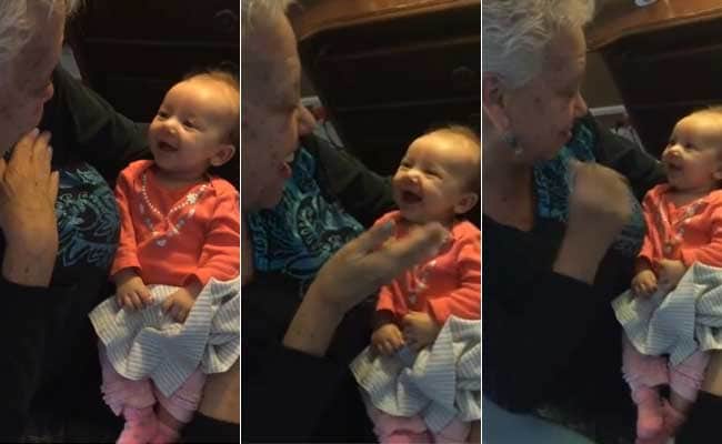 Heartwarming Video Shows Grandma Teaching 9-Month-Old Baby Sign Language
