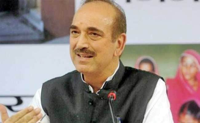 Congress To Contest UP Local Body Polls On Its Own: Ghulam Nabi Azad