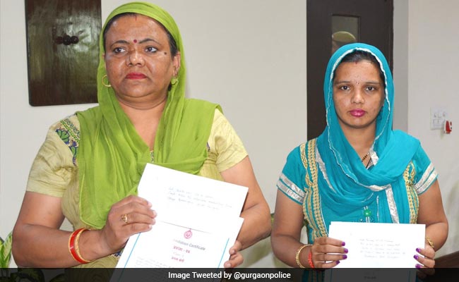 Gurgaon Women Who Fought Off Armed Robbers At Bank Rewarded