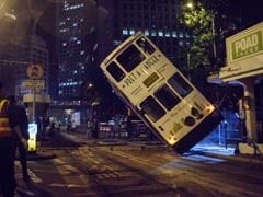 Driver Arrested After Hong Kong Tram Flips Over, Injuring 14