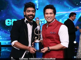 <i>Indian Idol 9</i>: L V Revanth From Hyderabad Wins, Sachin Tendulkar Attends Finale <i>Indian Idol 9</i>: L V Revanth From Hyderabad Wins, Sachin Tendulkar Attends Finale