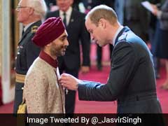 British Sikh Barrister Jasvir Singh Receives Order Of The British Empire From Prince William