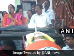 Jayalalithaa's 'Coffin' Used As Campaign Prop By Loyalist Panneerselvam