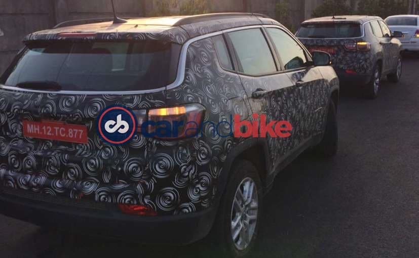 jeep compass spied