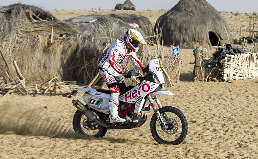 joaquim rodrigues in action at the india baja 2017