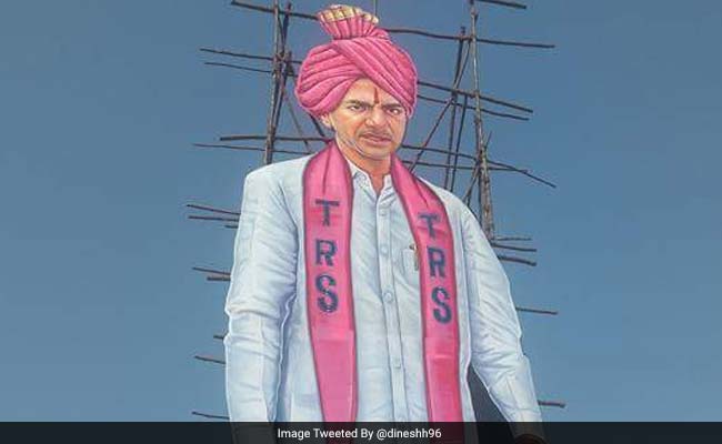 60 LED Screens, Massive Cut-Outs, Huge Dais. KCR's Big Show In Warangal