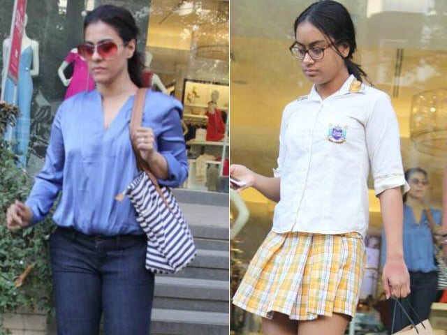 Kajol Took Daughter Nysa Shopping After School. See Pics