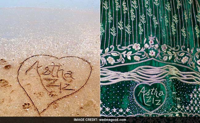 lehnga with love story
