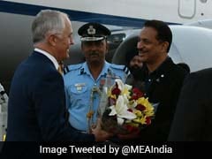Australian Prime Minister Malcolm Turnbull  Arrives On Four-Day India Visit