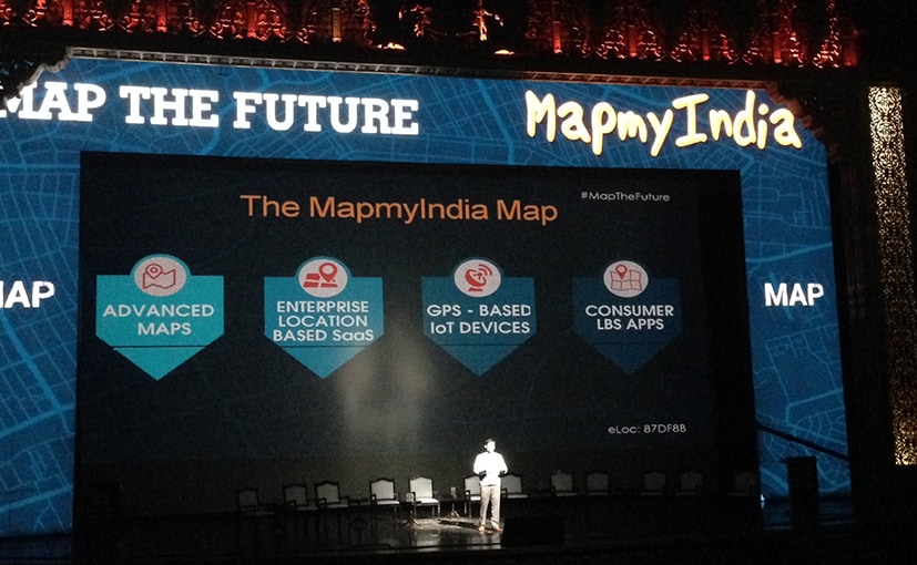 In its flagship "Map the Future" conference, MapMyIndia announced the development of what is called the Digital Twin of the Real World as well as alliances with Indian Space Research Organisation (ISRO), Idea Cellular , Visit Health, Aatapaha Smart Lighting, Reverie Language Technologies and Udacity India, to develop India-specific solutions.