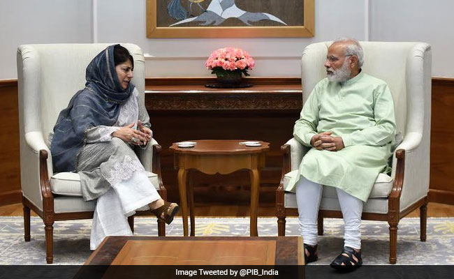 Student Protests In Srinagar As Mehbooba Mufti Meets PM Narendra Modi In Delhi: 10 Points