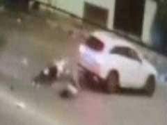 Caught On Camera: Teen Law Student Hit By Mercedes In Delhi