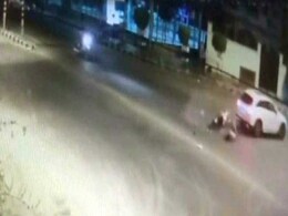 Caught On Camera: Teen Law Student Hit By Mercedes In Delhi Caught On Camera: Teen Law Student Hit By Mercedes In Delhi