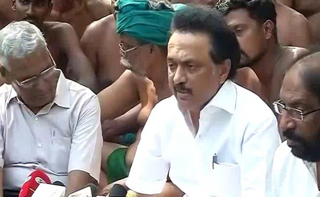 DMK's MK Stalin Demands Loan Waiver For Tamil Nadu Farmers