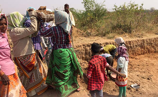 At MNREGS Site In Andhra, What Women Workers Go Through