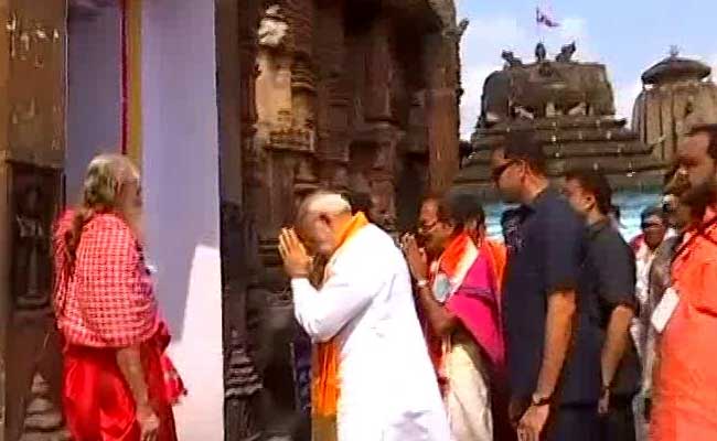 Highlights Of BJP National Executive, Day 2: PM Narendra Modi Visits Lingaraj Temple In Odisha