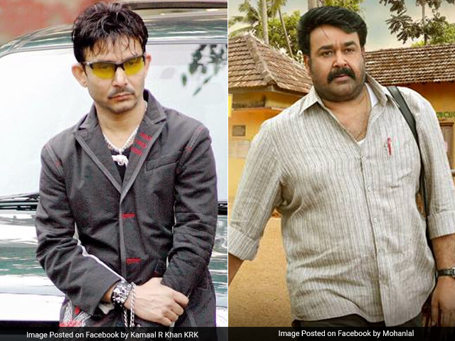 Kamaal R Khan Apologises To Mohanlal For Calling Him '<I>Chhota Bheem</i>', Says 'Didn't Know' He's 'Superstar'