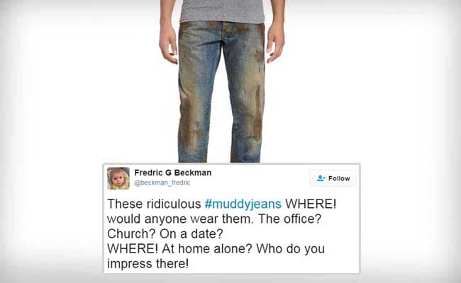 Fake Muddy Jeans Worth Rs 29,000 Invoke Twitter's Ire. Would You Buy Them?