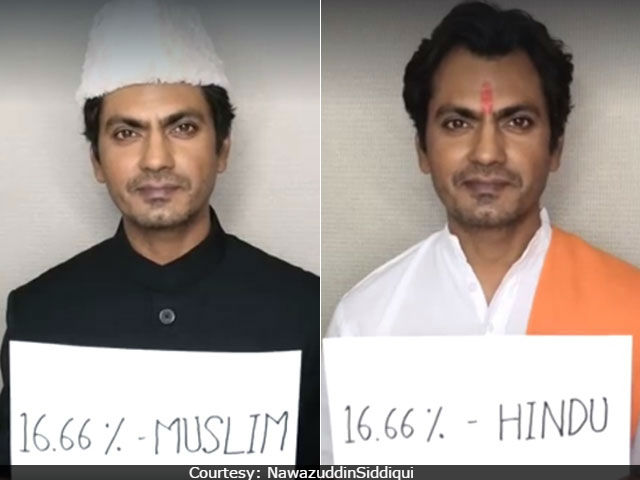 Nawazuddin Siddiqui Reveals He's '16.66% All Religions, 100 % Artist'