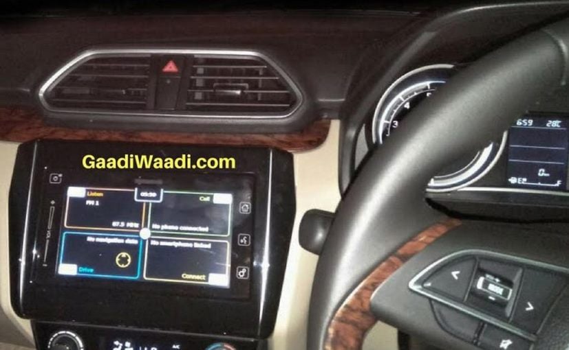 new maruti suzuki swift dzire display