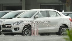 2017 Maruti Suzuki Swift Dzire Spotted In 2 New Colours And New Alloy Wheels