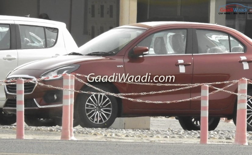 2017 Maruti Suzuki Swift Dzire Spotted In 2 New Colours And New Alloy ...