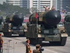 Amid Tensions With US, North Korea Shows Off New Missiles In Huge Parade
