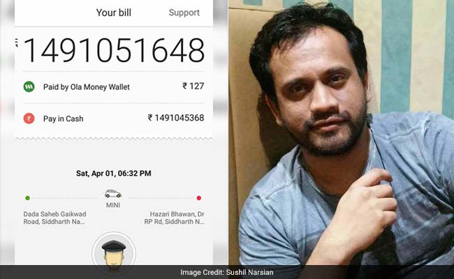 Ola Charged This Guy Rs 149 Crore On April 1. No, It Wasn't A Prank