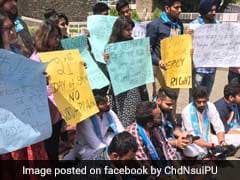 Panjab University Fee Hike: Students Protest By Polishing Shoes