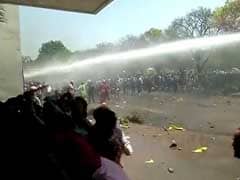 Panjab University Protest: Water Canons, Tear Gas Used As Students Target Cops