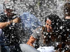 Feathers Fly On International Pillow Fight Day. See The Stunning Pics