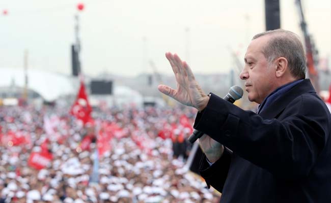 Turkey PM Declares Victory In Referendum On Expanding President Erdogan Powers