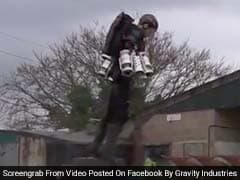 Watch How This Man Flies Away In His Suit...'Iron Man' Style