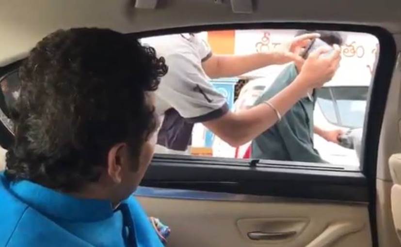 Watch: Sachin Tendulkar Requests Motorcyclists To Wear Helmets