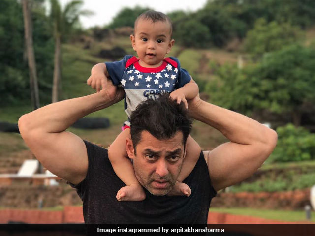 Salman Khan And Nephew Ahil Are Picture Perfect Together