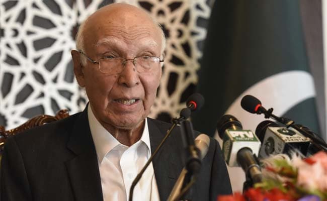 Pakistan Will Not Accept Any Talks With India That Exclude Kashmir: Sartaj Aziz