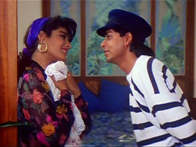 Shah Rukh Khan, Raveena Tandon In This Flashback Pic. 'Those Were The Days'