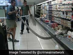 Woman Reaches Into Supermarket Fridge, Finds 12-Foot Python