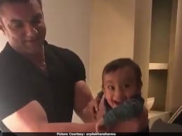 Ahil Adorably Learns To Play Piano With '<i>Mamu</i>' Sohail Khan Ahil Adorably Learns To Play Piano With '<i>Mamu</i>' Sohail Khan