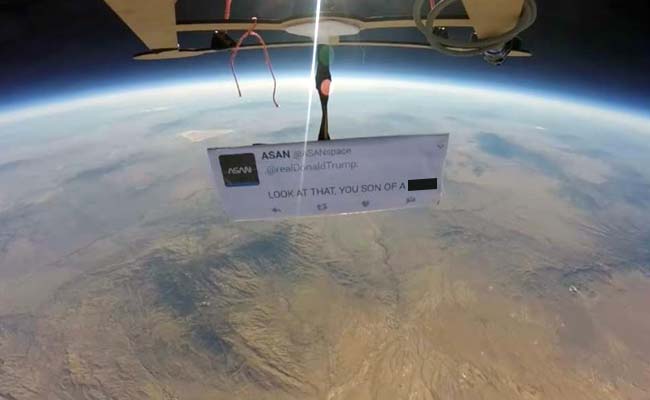 'First Protest In Space' Targets Trump With An Astronaut's Famous Words