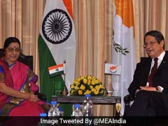 Sushma Swaraj Calls On Cyprus President