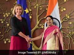 Sushma Swaraj Meets European Union High Representative