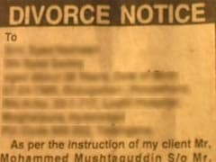 Triple Talaq: Man Charged For Divorcing Wife Through Newspaper Advertisement