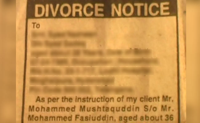 Saudi Arabia-Based Banker Divorces Hyderabad Wife Through Newspaper Ad