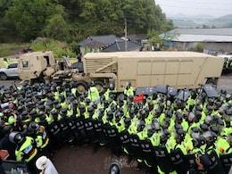 US Moves THAAD Anti-Missile To South Korean Site, Sparking Protests US Moves THAAD Anti-Missile To South Korean Site, Sparking Protests
