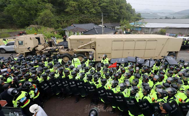 US Moves THAAD Anti-Missile To South Korean Site, Sparking Protests