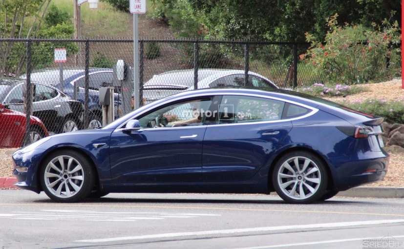 this was the other tesla model 3 spotted recently