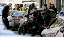 Tom Cruise Rides A BMW R Nine T In MI6