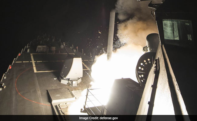 US Strikes Syrian Targets With 59 Cruise Missiles In Response To Gas Attack